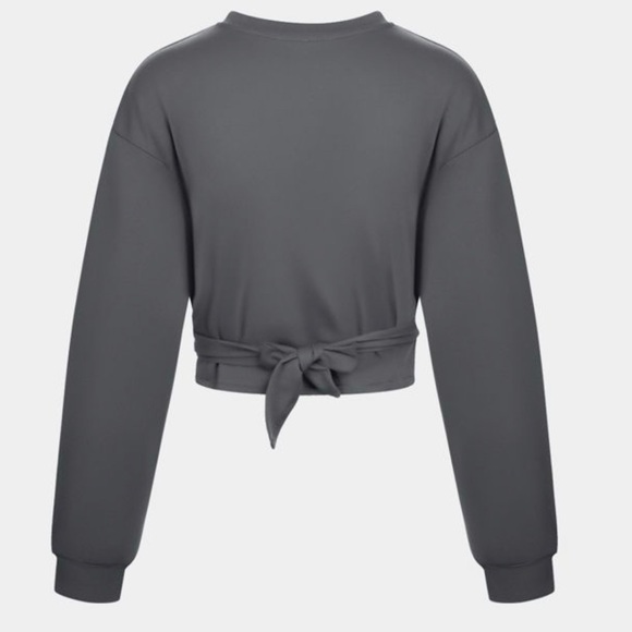 Halara Cropped Sweatshirt Dropped Shoulder Medium - Picture 5 of 7